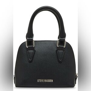 Steve Madden Women’s Hope Top Handle/Crossbody Mini Purse, Black, EUC